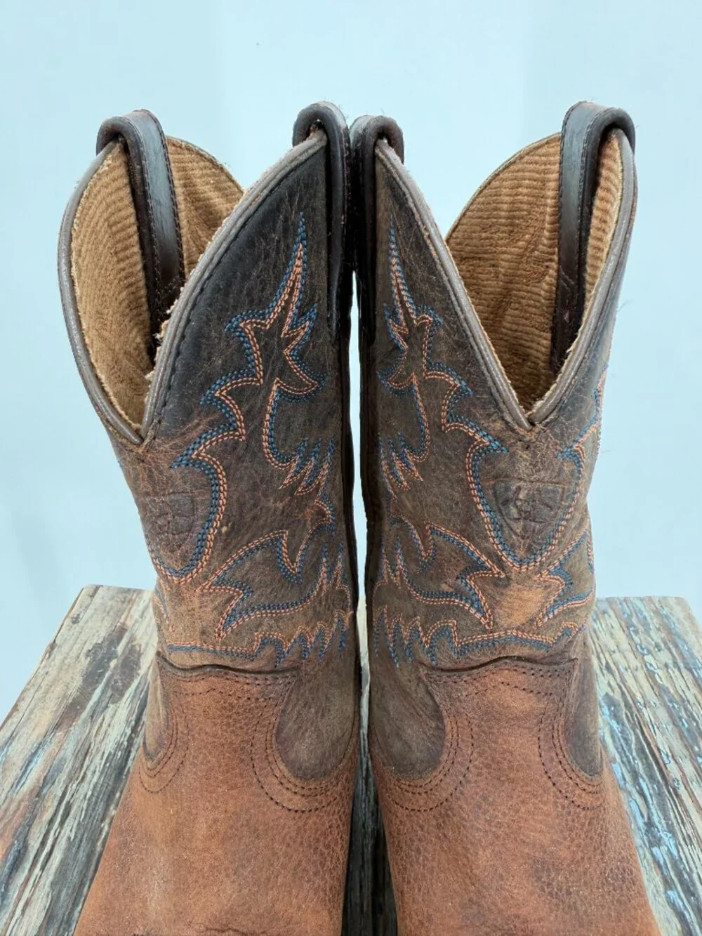 Ariat Brown Leather Kids' Western Boots
